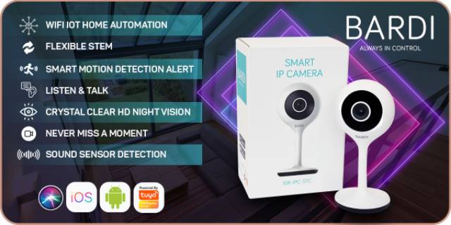 BARDI Smart IP Camera Indoor 1080p HD IDR-IPCAM Garansi Resmi 1th