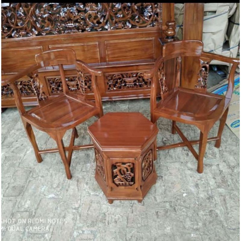 KURSI TERAS JATI /MEUBEL JEPARA/FURNITURE JEPARA