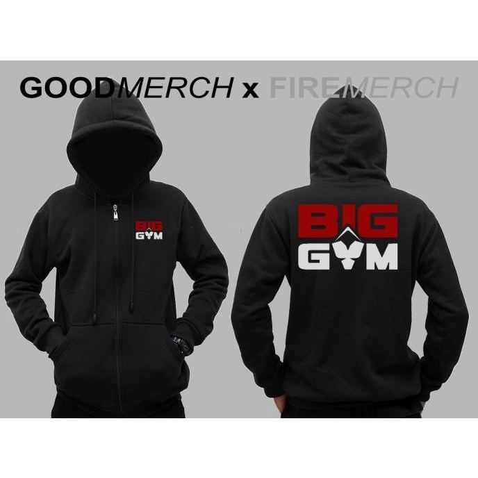 Jaket Hoodie Sweater Byg Gym Sweatshirt Zipper