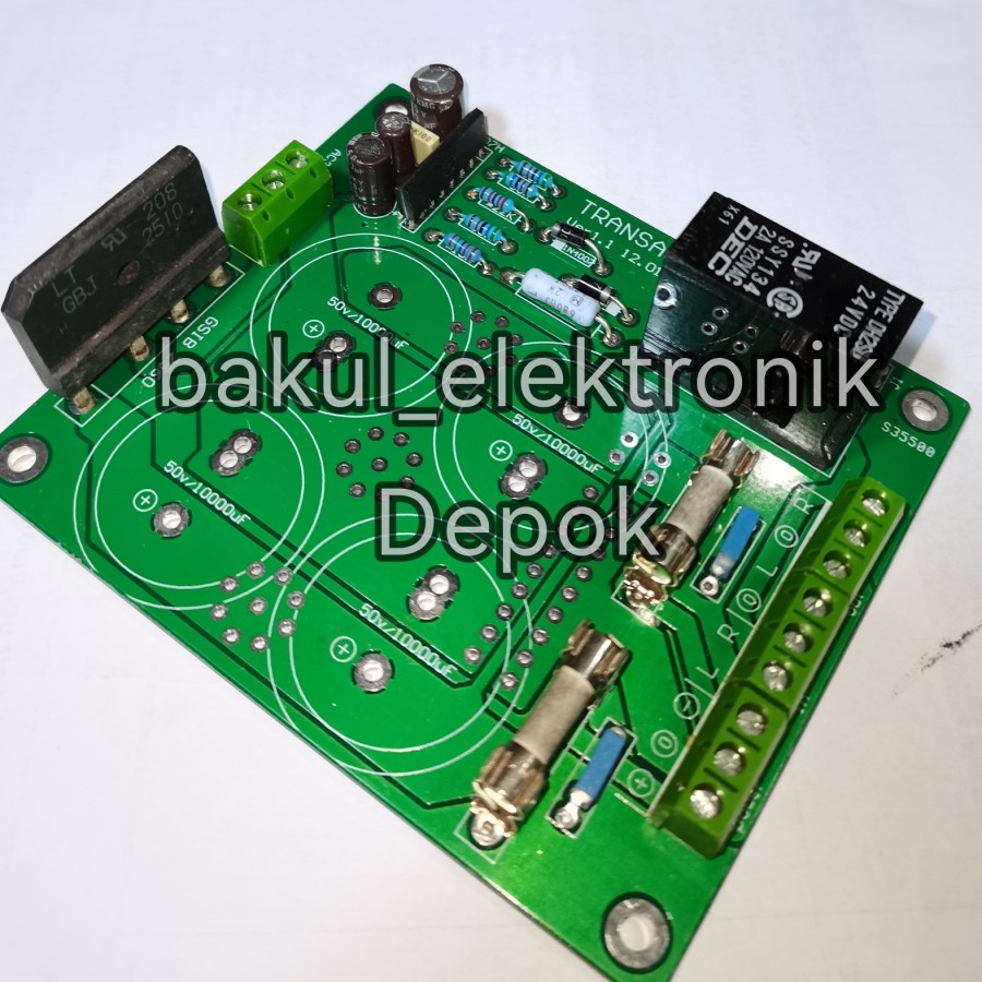 PCB PSU 4 ELCO +PROTECH SPEAKER UPC1237