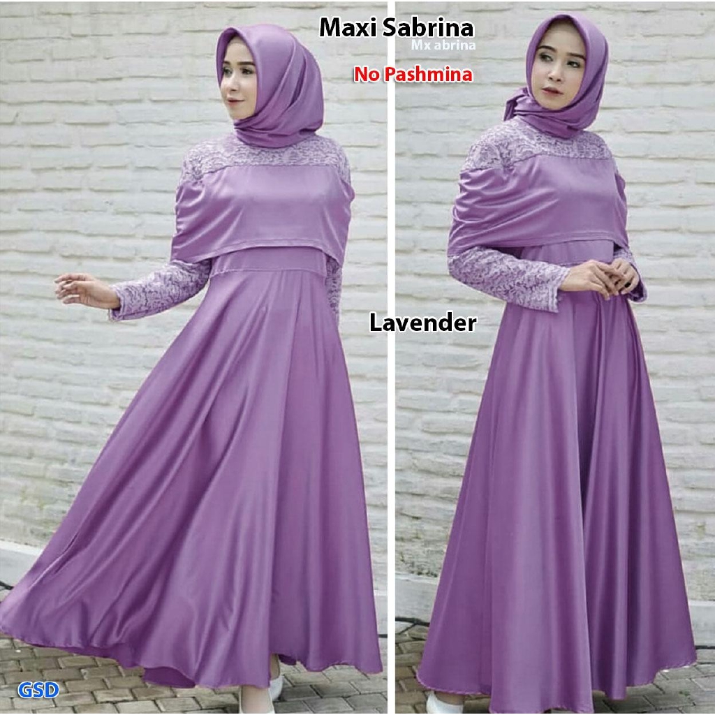 Baju Wanita / Baju Gamis /Baju Muslimah / Maxi Dress / Maxi Abrina