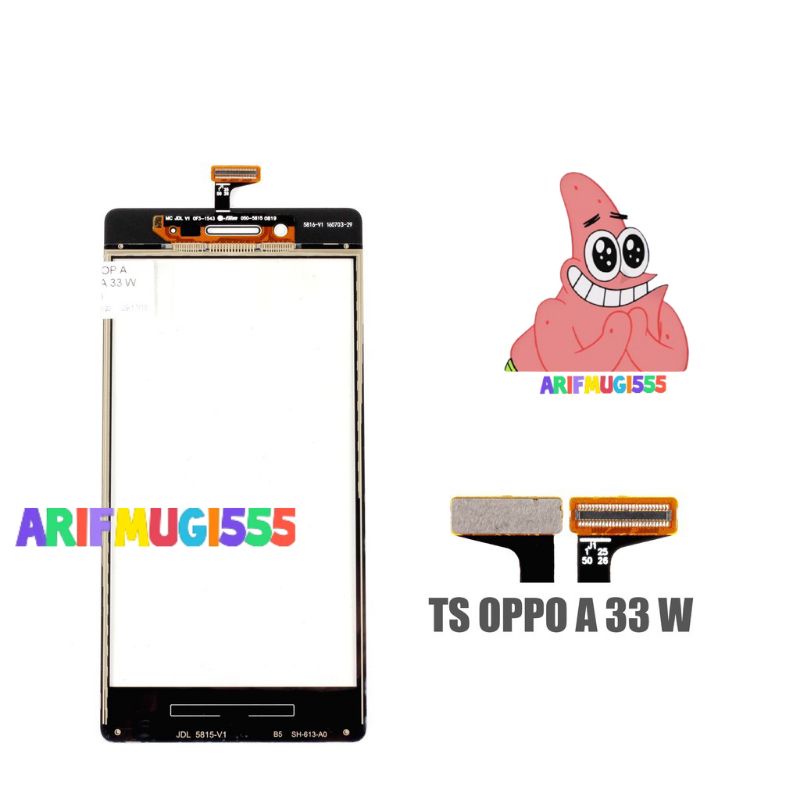 TOUCHSCREEN TS LAYAR SENTUH TC OPPO A33 A33W NEO 7 ORIGINAL