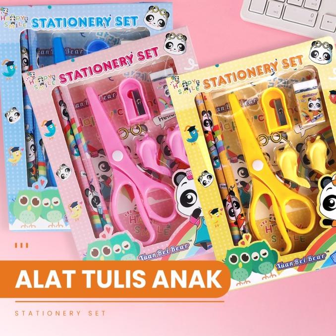 

Diskon Pensil Set 4 in 1 Alat Tulis Anak Study Set Karakter WJB-002 Diskon