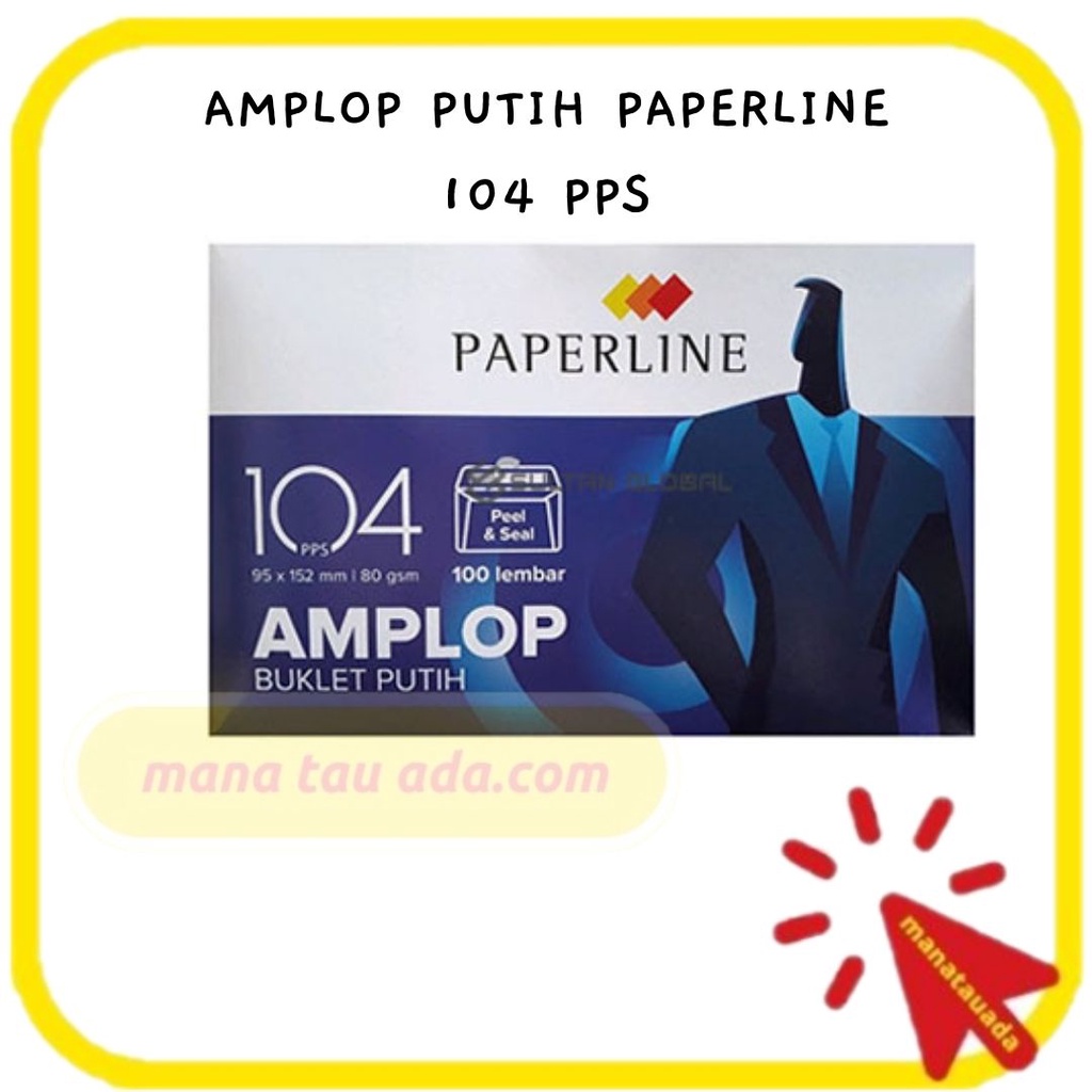 

AMPLOP 95X152MM 80GSM PAPERLINE 信封