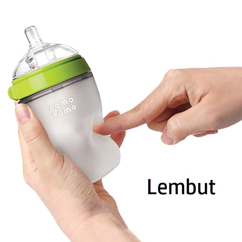 150ml Comotomo Baby Bottle, Botol Susu Bayi Mirip PD Ibu