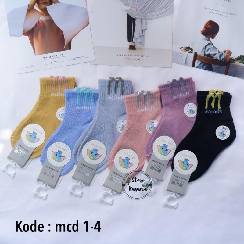 Kaos Kaki Anak Lucu Karakter Korea Import Premium Usia 2-7tahun