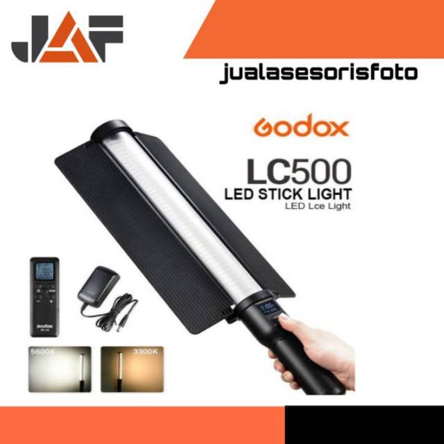 Lampu video lighting Godox LC500 LC-500 2warna