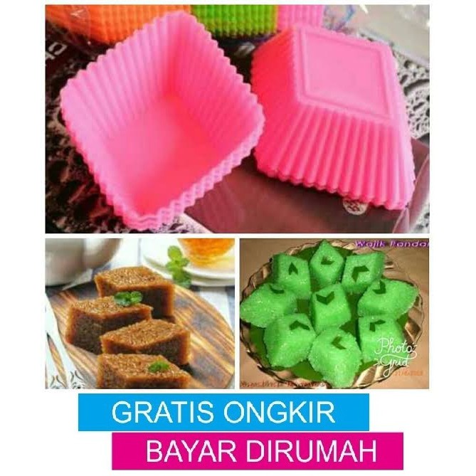 36Pcs Cetakan Kue Wajik / Cetakan Agar / Cetakan Ager / Cetakan Coklat / Puding / Bolu / Kue Basah