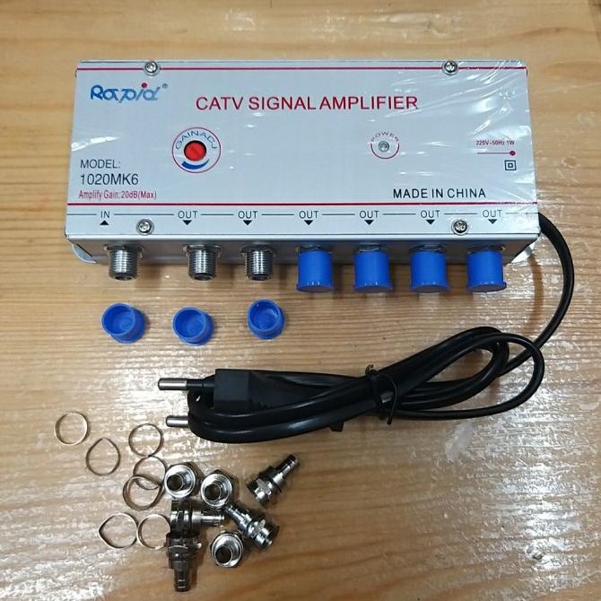 catv /penguat antena tv/spliter tv/booster tv 6 way