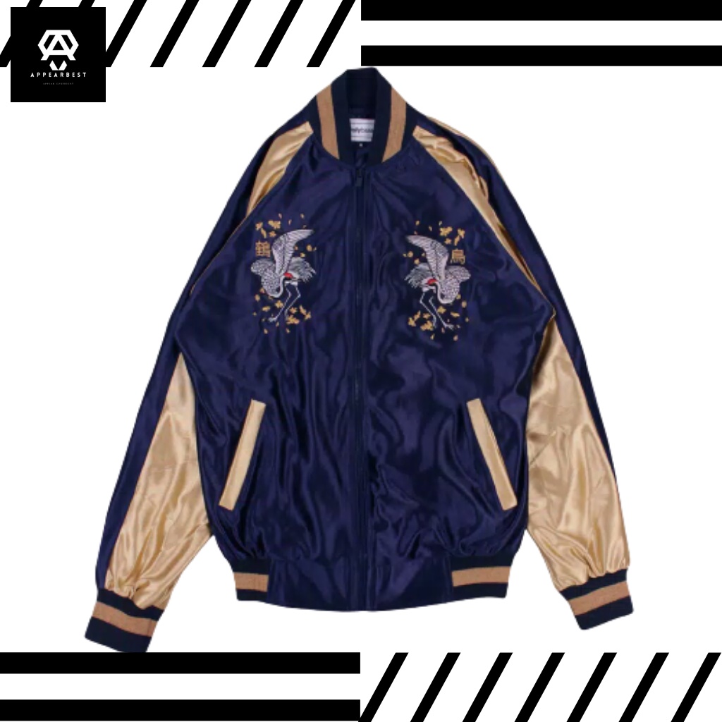 Jaket Sukajan - Golden Tsurutori - Sukajan Jacket - Sukajan Murah Original