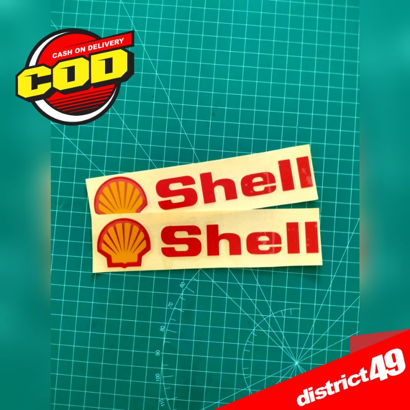 Cutting sticker - Stiker cutting Shell - Stiker Shell - Stiker Motor Mobil dan Helm