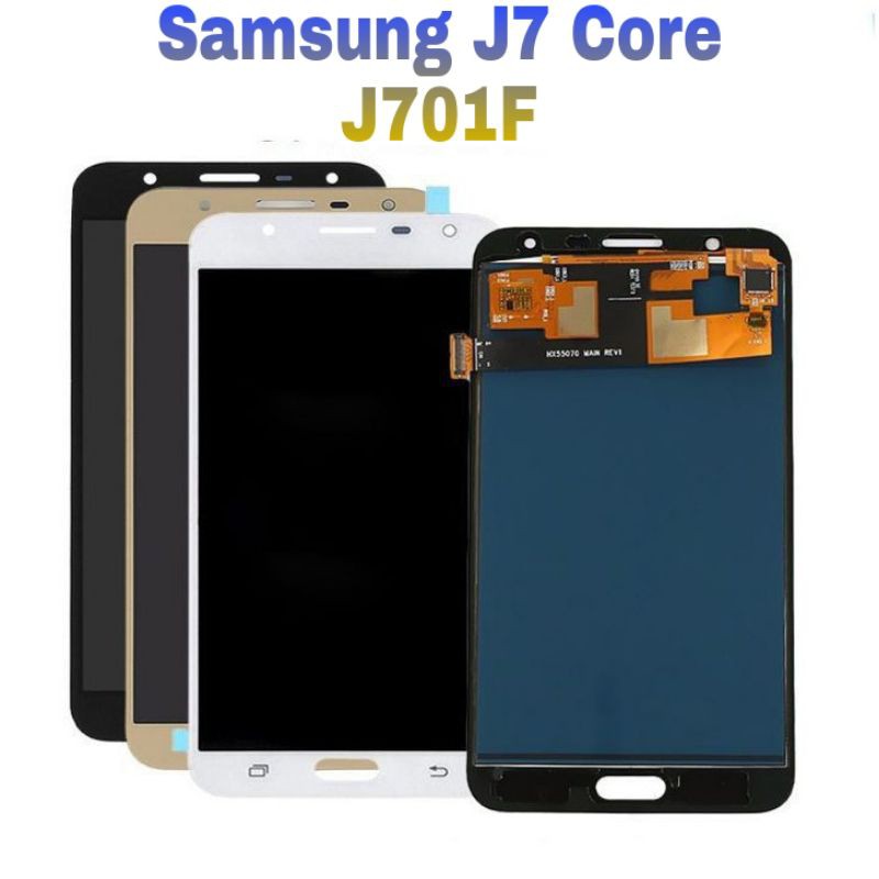 Lcd Samsung J7 J 7 Core J701f J 701f Black + Touchscreen Fullset komplit