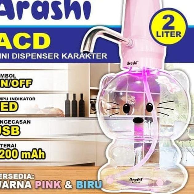 ➻ Pompa Galon Mini Arashi / Pompa Galon Karakter Galon Air kecil 2 liter ♡