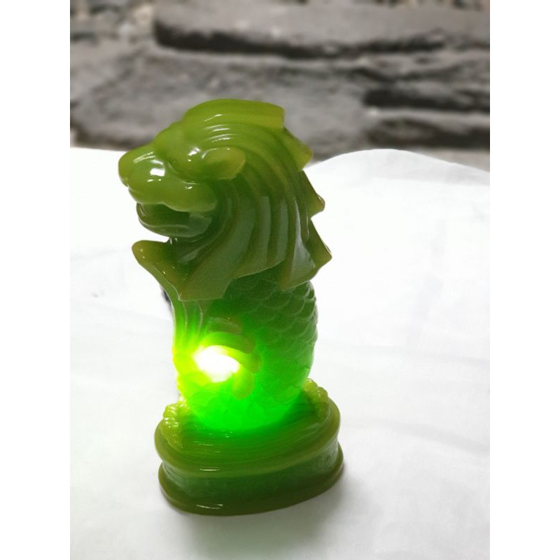 Patung Giok Merlion Singapore