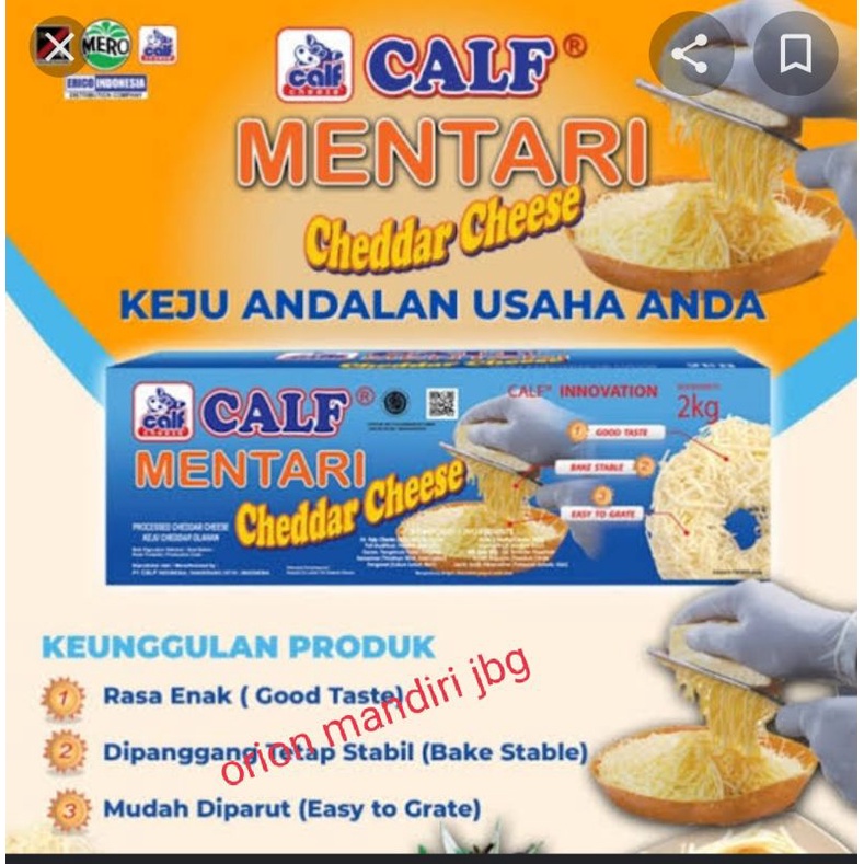 

keju#calf#mentari#2 kg