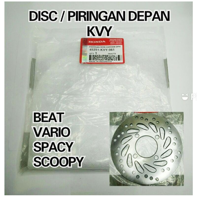 Piringan depan BEAT VARIO SPACY SCOOPY VARIO 125 LED VARIO 150 LED NEW