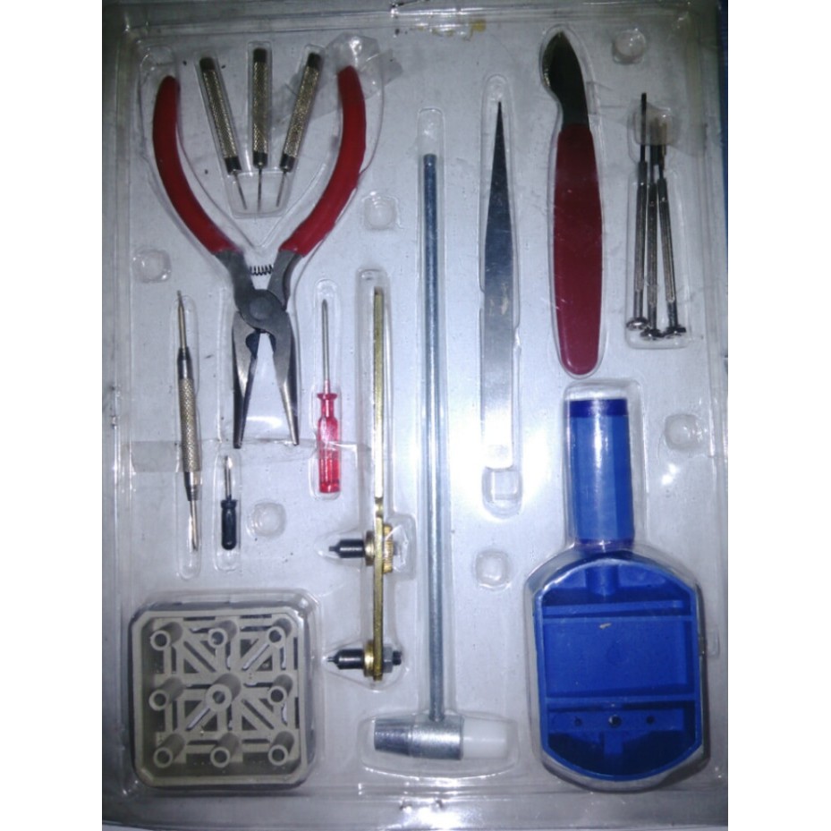 Tools Kit Watch Pemotong Rantai Lepas Tali / Alat Set Service Jam Tangan