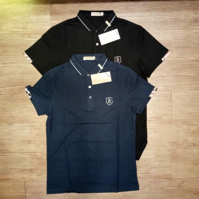 POLO SHIRT PRIA BRANDED BURB3RRY COTTON SPANDEX IMPORT wk81077