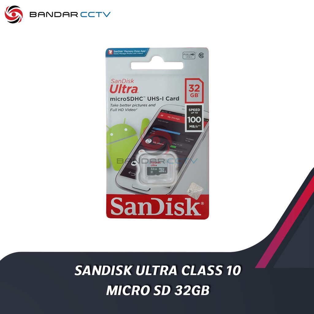 Micro SD Sandisk Memory Card 32GB Class 10