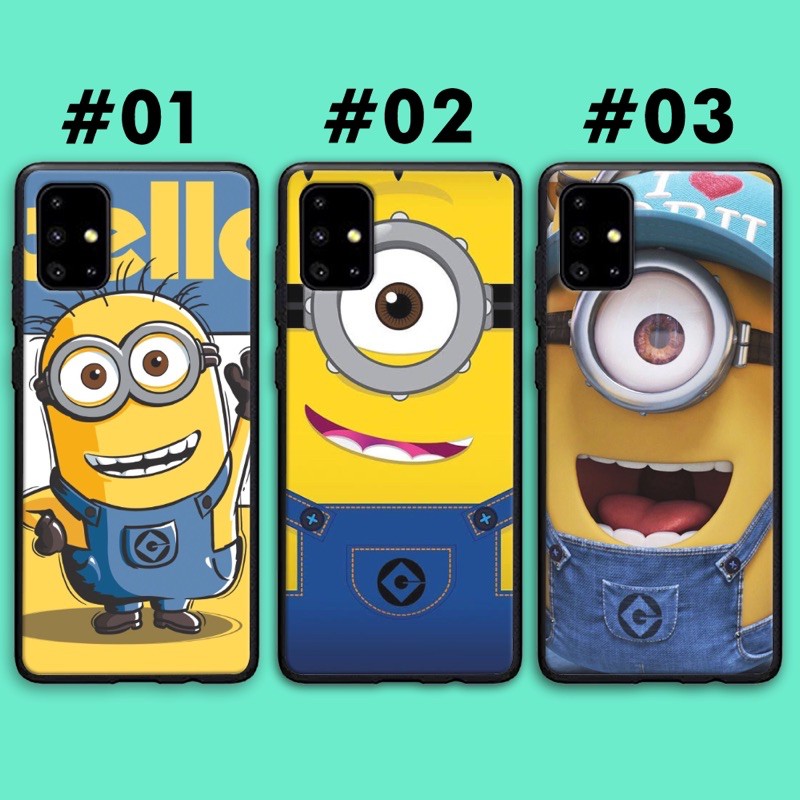 SOFT CASE OPPO a51 a52 a91 a92 A5s a1k a3s a7 a5 a9 a31 2020 reno 2 2f 3 3pro 4 4f pro minion casing