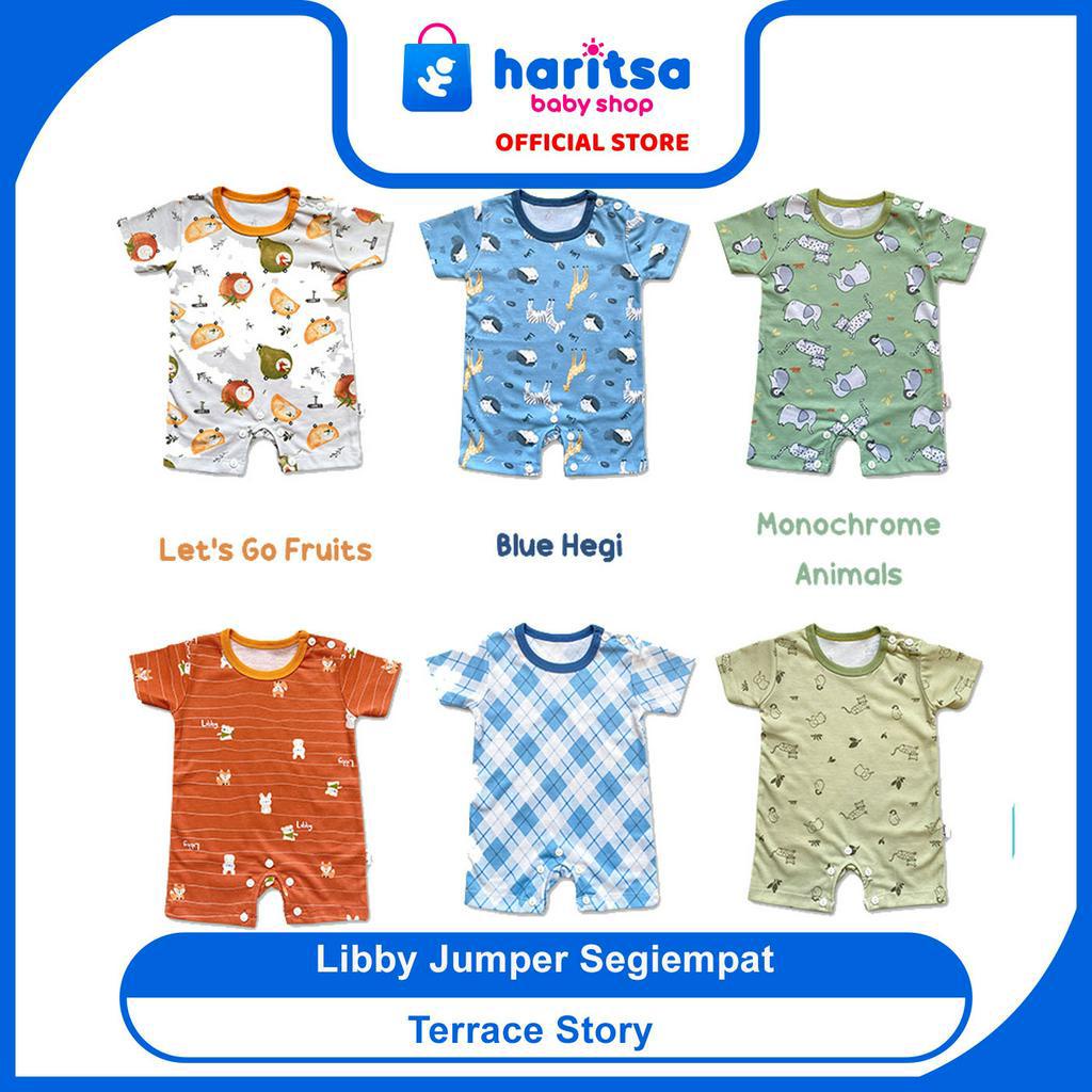 LIBBY Baju Kodok Segiempat Motif Summer Games /Terrace Story (1 pcs) Motif Terbaru By Libby