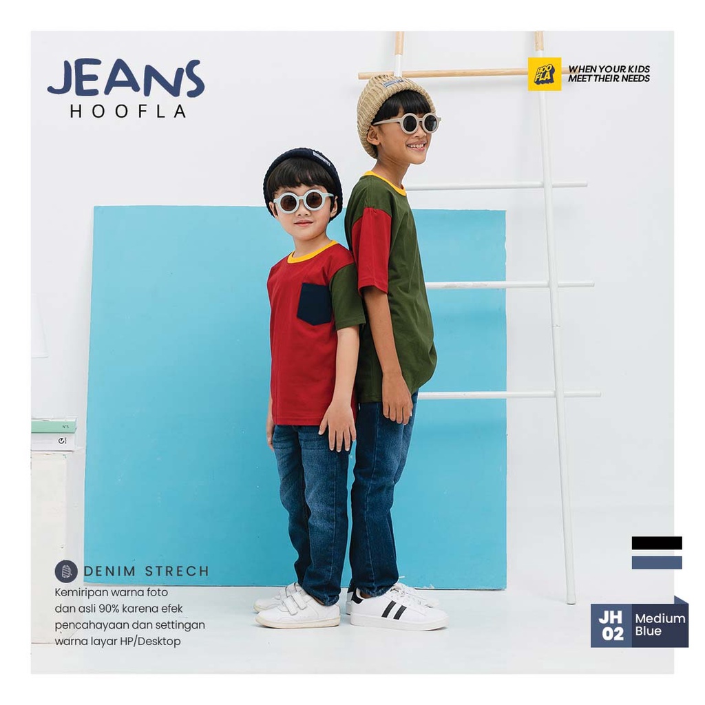 Celana Jeans Anak Laki Laki Umur 5 6 7 8 9 10 11 12 Tahun Kualitas Premium Model terbaru