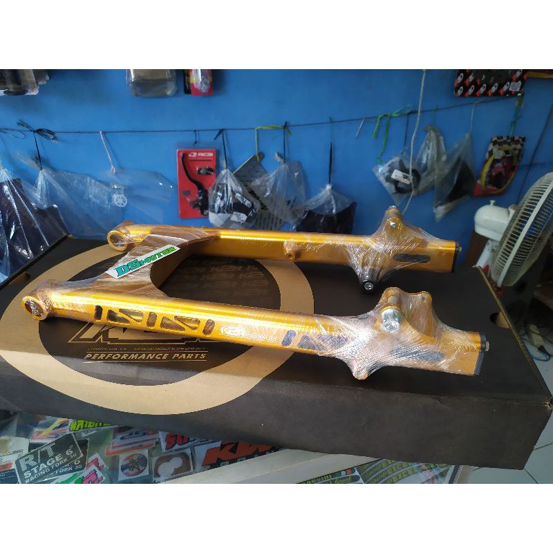 swing arm kawahara K2R Jupiter  silver gold coak lubang FIZR Vega VegaRR JupiterZ1VegaZR