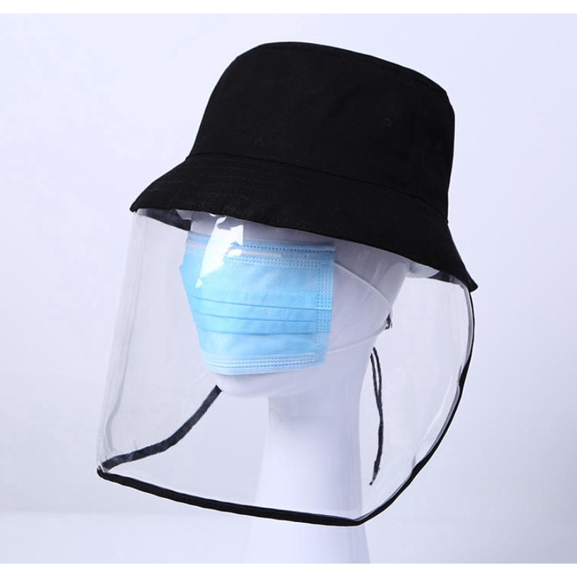 Topi Anti Vi - rus Anti Fog Topi Tutup Pelindung Mas-k Bening / Blocking Vir - us Protection Hat