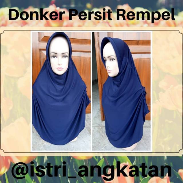 Jilbab Donker Tumpuk Rempel