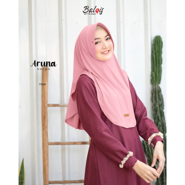 Balqis Hijab• Bergo Aruna• Bahan jersey cuttingan oval