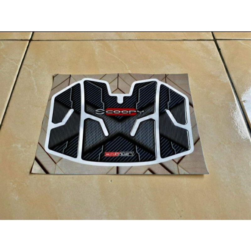 Stiker Tankpad Scoopy 2020-2022 bahan resin Original