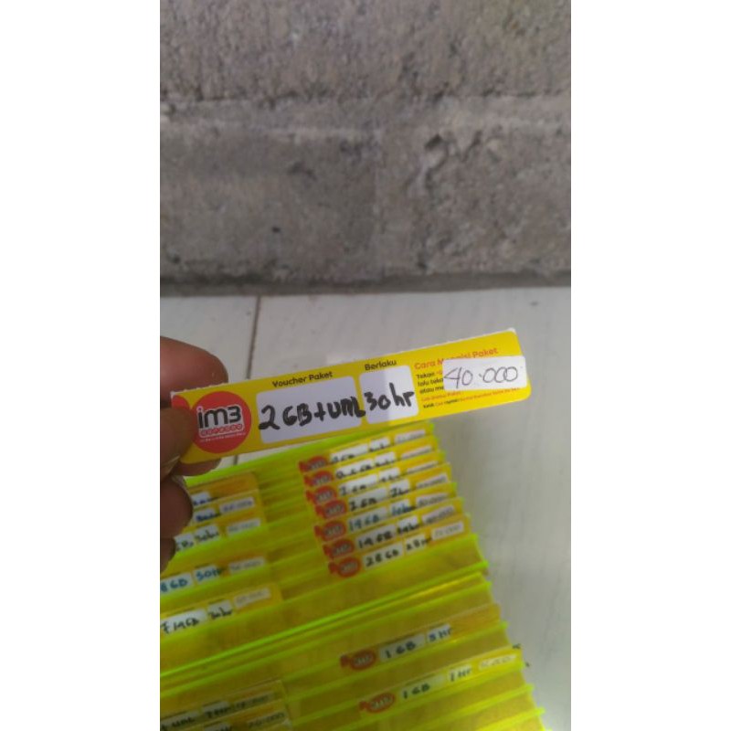 voucher im3 2gb unlimited