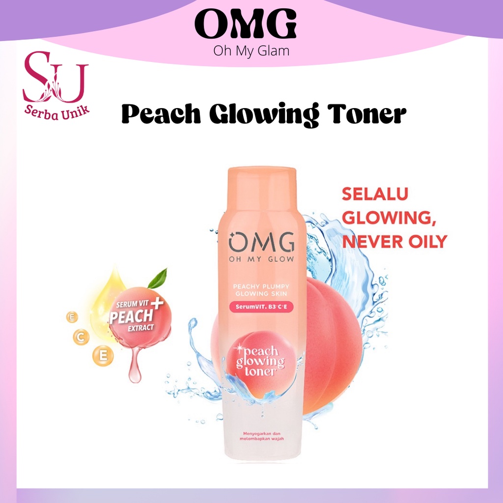 OMG Oh My Glow Peach Glowing Toner 100ml