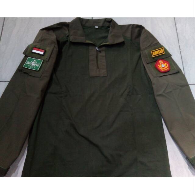 Kaos Tactical Banser Hijau Army