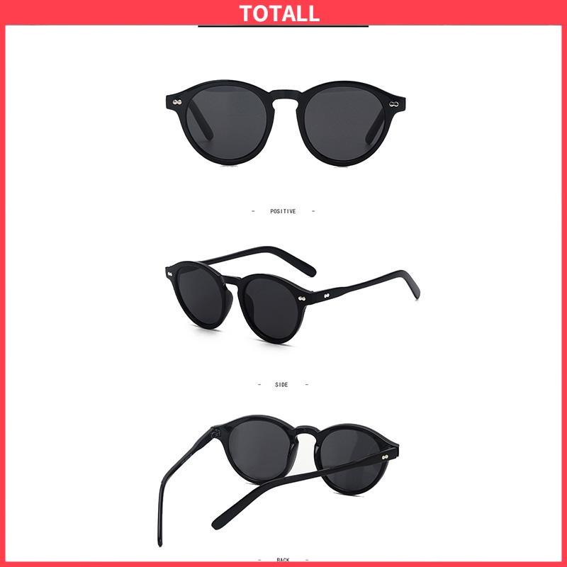 COD Fashion Kecil Bingkai Kacamata Bulat Baru Vintage Wanita  Populer Shades Kacamata Kualitas Tinggi Terbaru-Totall