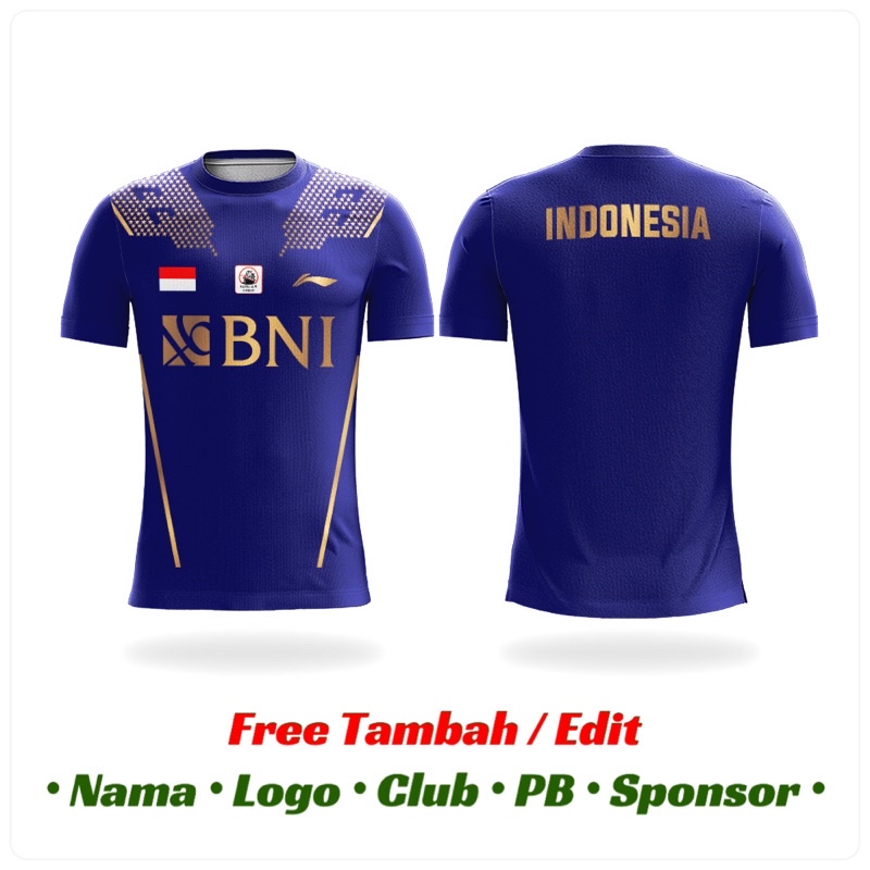 Jersey Bulutangkis Badminton Custom | Baju Kaos Bulutangkis Badminton Custom Dryfit Premium | PIALA 