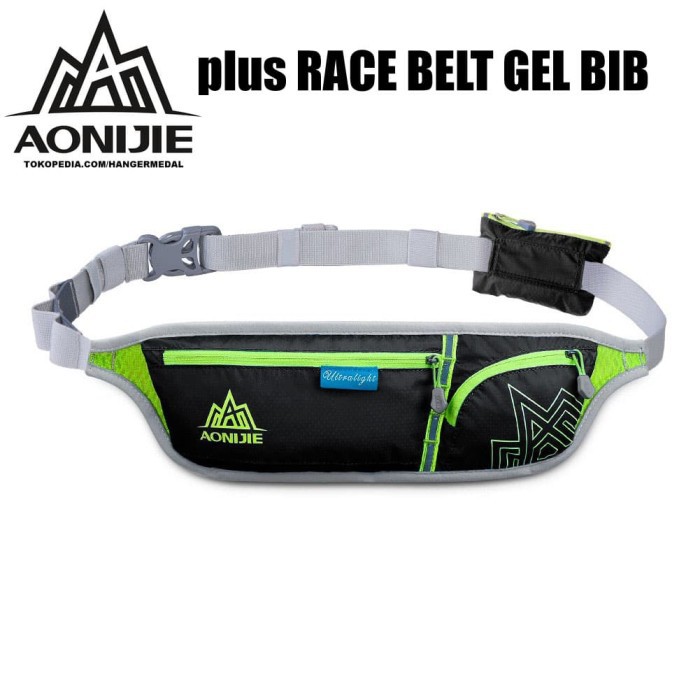 Aonijie Tas Pinggang lari RACE BELT BIB E916