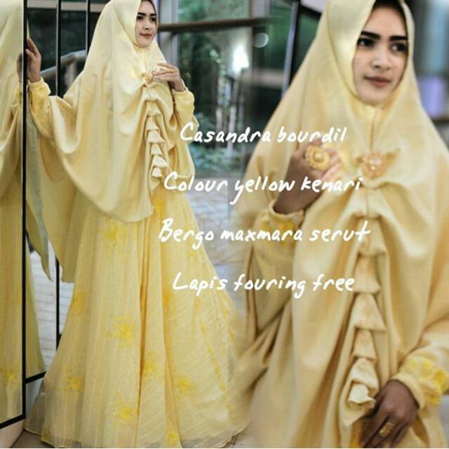 Gamis syari casandra
