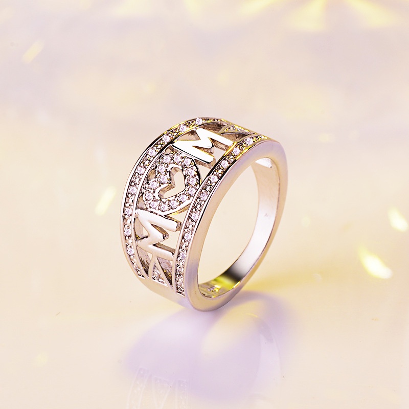 perak asli 925 cincin Wanita Emas Fashion Perhiasan CCB95