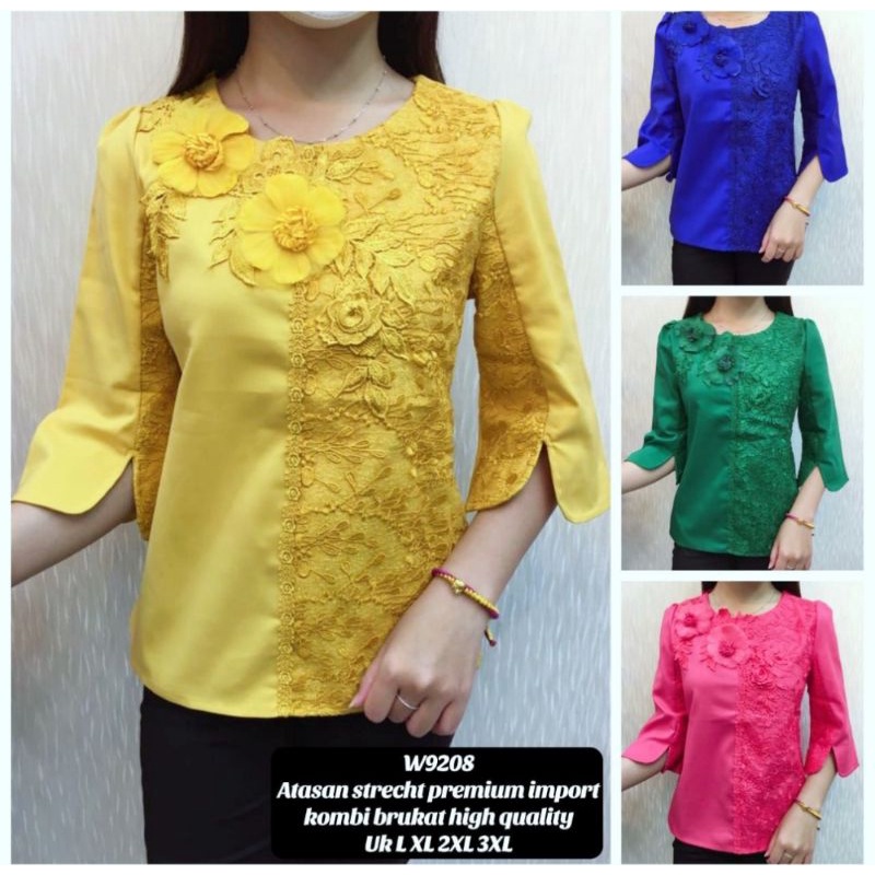 BLOUSE ATASAN CHIBI BAHAN MOSCOW