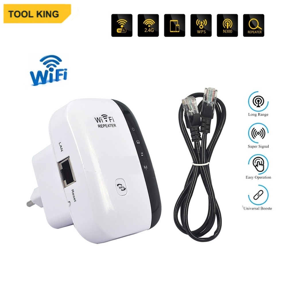 WIFI Repeater PENGUAT SINYAL 300Mbps Wireless WiFi Signal Range Extender 802.11N/B/G Wifi Access Point NOT MI EXTENDER Pro