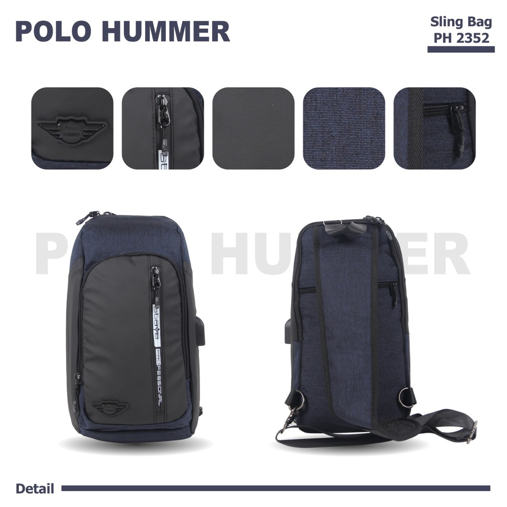 Tas Bahu Crossbody - Tas Dada Selempang Import POLO HUMMER