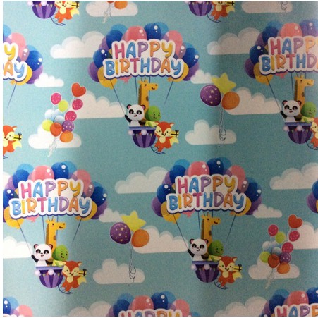 

Kertas Kado Ulang Tahun Kertas Kado Matt Laminasi Doff