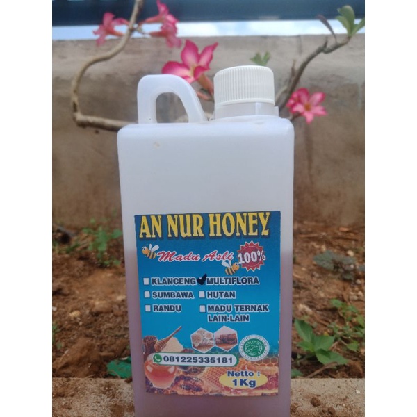 

MADU ASLI MURNI MULTIFLORA/ TERNAK TANPA CAMPURAN UKURAN 1 Kg