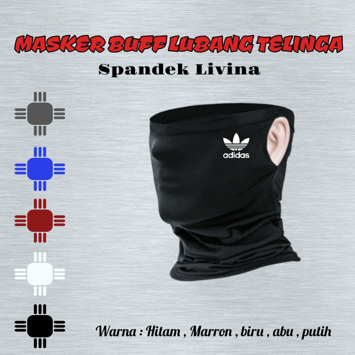 Masker buff Bandana - Masker sepeda / Masker berkendara/adds