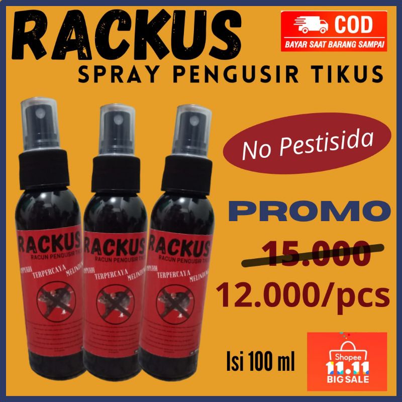 Spray Cairan Pengusir Tikus / Anti Tikus murah 100ml NO PESTISIDA