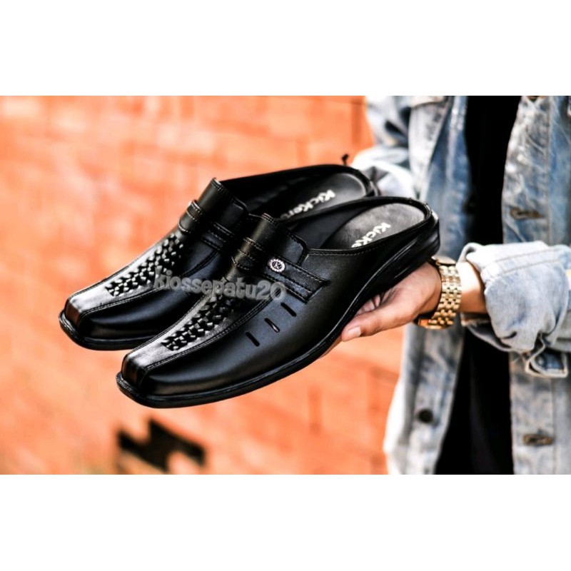 BUSTONG Sepatu Casual Slip On Formal Pria