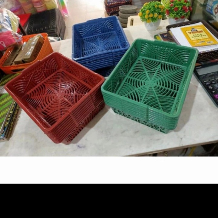 Keranjang surat plastik SLY - keranjang roti - keranjang kotak plastik ( K )