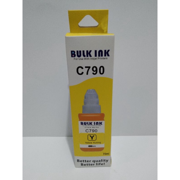 Tinta bulk ink Canon GI790 GI790 C790 Printer Canon G1000 G1010 G2000 G2010 G3000 G3010 G4000 - 135ml