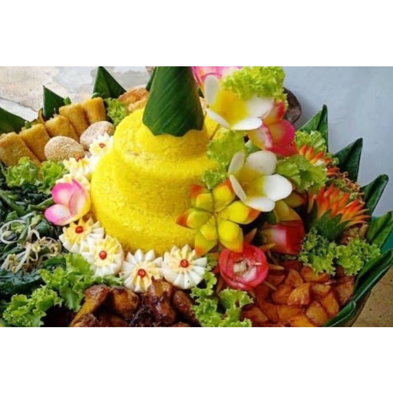 citakan tumpeng susun ukuran 15x20 pengemas aman pakai buble langsung pengerajin
